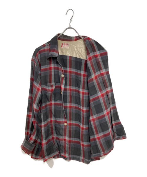 Mac Phergus（マックフェルガス）mac phergus (マックフェルガス) チェックシャツ グレー サイズ:16 1/2の古着・服飾アイテム