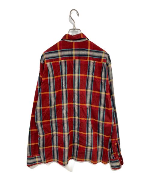 BRENT（ブレント）brent (ブレント) チェックシャツ レッド サイズ:15 1/2の古着・服飾アイテム