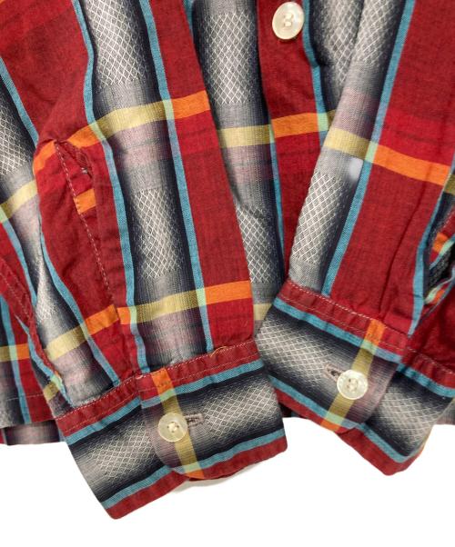 BRENT（ブレント）brent (ブレント) チェックシャツ レッド サイズ:15 1/2の古着・服飾アイテム