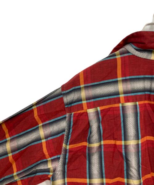 BRENT（ブレント）brent (ブレント) チェックシャツ レッド サイズ:15 1/2の古着・服飾アイテム