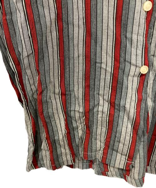 salmor（サルモル）salmor (サルモル) オープンカラーシャツ グレー サイズ:Ｌの古着・服飾アイテム