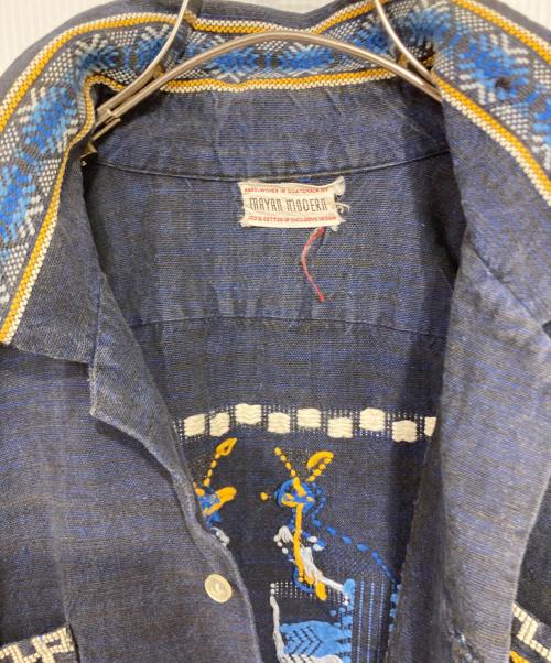 mayan modern（マイヤン・モダン）mayan modern (マイヤン・モダン) オープンカラーシャツ ネイビー サイズ:不明の古着・服飾アイテム