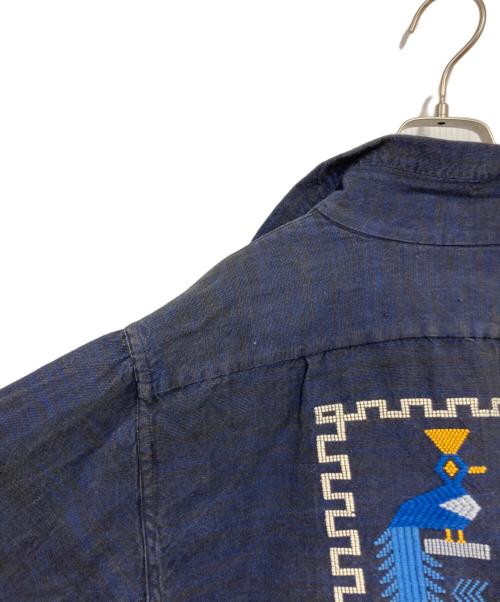 mayan modern（マイヤン・モダン）mayan modern (マイヤン・モダン) オープンカラーシャツ ネイビー サイズ:不明の古着・服飾アイテム