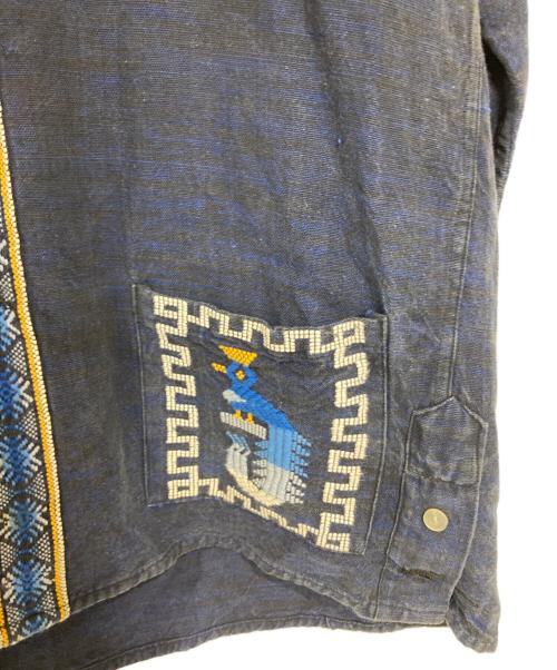 mayan modern（マイヤン・モダン）mayan modern (マイヤン・モダン) オープンカラーシャツ ネイビー サイズ:不明の古着・服飾アイテム