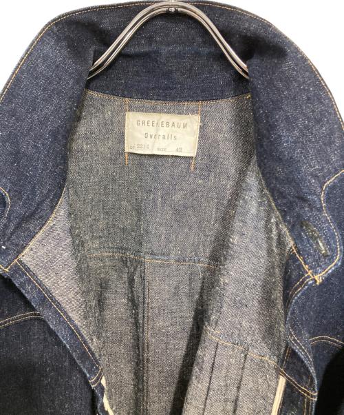 GREENEBAUM OVERALLS（グリーンバウム オーバーオールズ）GREENEBAUM OVERALLS (グリーンバウム オーバーオールズ) デニムジャケット インディゴ サイズ:42の古着・服飾アイテム