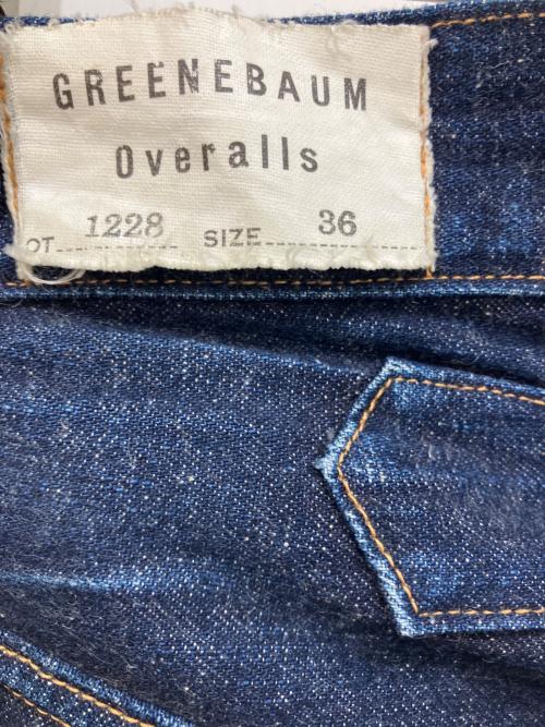 GREENEBAUM OVERALLS（グリーンバウム オーバーオールズ）GREENEBAUM OVERALLS (グリーンバウム オーバーオールズ) デニムパンツ インディゴ サイズ:SIZE36の古着・服飾アイテム