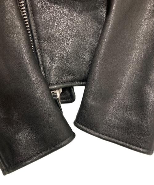 Schott（ショット）Schott (ショット) ダブルライダースジャケット ブラック サイズ:38の古着・服飾アイテム