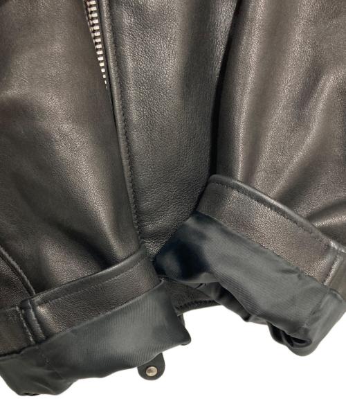 Schott（ショット）Schott (ショット) ダブルライダースジャケット ブラック サイズ:38の古着・服飾アイテム