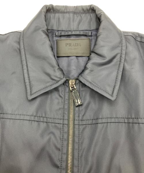 PRADA（プラダ）PRADA (プラダ) ナイロンブルゾン ネイビー サイズ:size44の古着・服飾アイテム