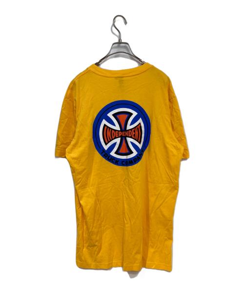 INDEPENDENT（インディペンデント）INDEPENDENT (インディペンデント) プリントTシャツ イエロー サイズ:Mの古着・服飾アイテム