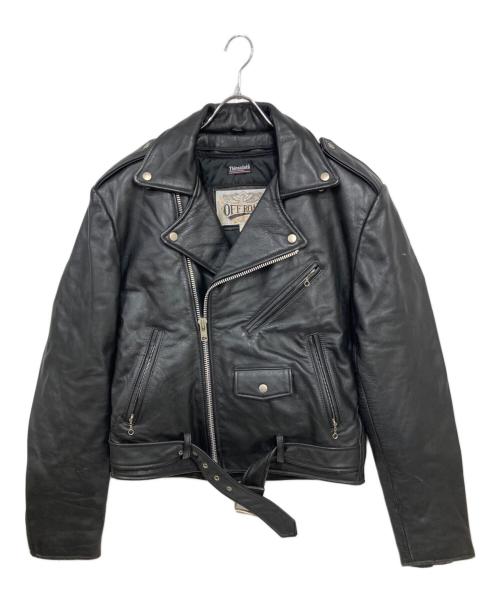off road（オフロード）off road (オフロード) ライダースジャケット ブラック サイズ:Mの古着・服飾アイテム