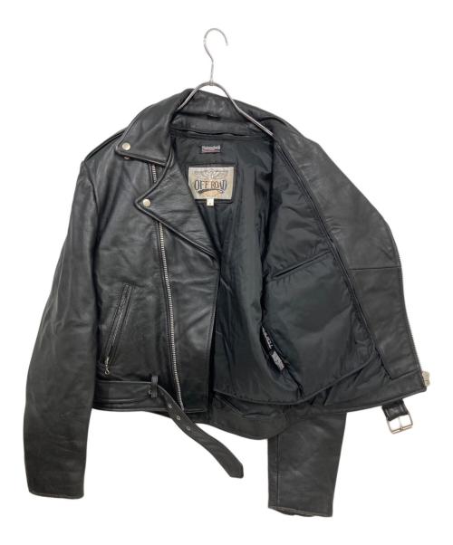 off road（オフロード）off road (オフロード) ライダースジャケット ブラック サイズ:Mの古着・服飾アイテム