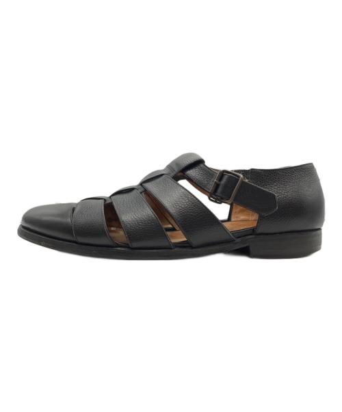 Giacometti（ジャコメッティ）Giacometti (ジャコメッティ) グルカサンダル ブラック サイズ:size42 1/2の古着・服飾アイテム
