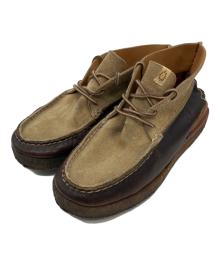 VISVIM（ビズビム）の古着「レザーモカシンシューズ」｜ベージュ