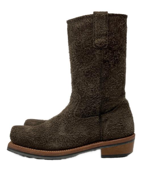 OUR LEGACY（アワーレガシー）OUR LEGACY (アワーレガシー) flat toe boots suede オリーブ サイズ:44の古着・服飾アイテム