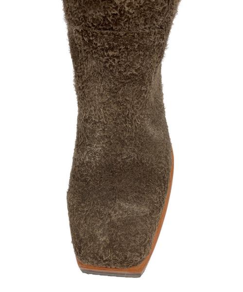 OUR LEGACY（アワーレガシー）OUR LEGACY (アワーレガシー) flat toe boots suede オリーブ サイズ:44の古着・服飾アイテム