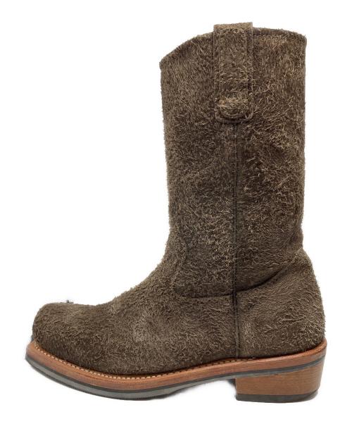 OUR LEGACY（アワーレガシー）OUR LEGACY (アワーレガシー) flat toe boots suede オリーブ サイズ:44の古着・服飾アイテム
