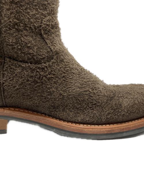 OUR LEGACY（アワーレガシー）OUR LEGACY (アワーレガシー) flat toe boots suede オリーブ サイズ:44の古着・服飾アイテム