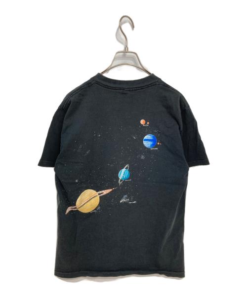 USED（ユーズド）USED (ユーズド) プリントTシャツ ブラック サイズ:Mの古着・服飾アイテム