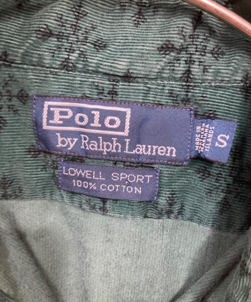 POLO RALPH LAUREN（ポロ・ラルフローレン）POLO RALPH LAUREN (ポロ・ラルフローレン) コーデュロイシャツ グリーン サイズ:SIZE3の古着・服飾アイテム