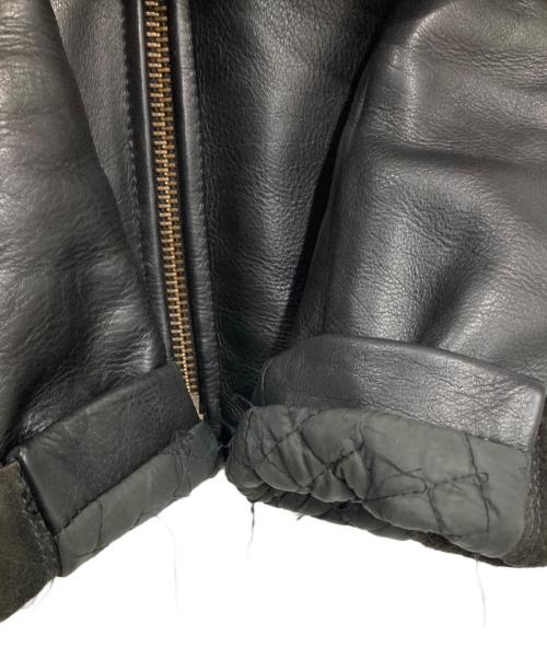 VANSON（バンソン）VANSON (バンソン) シングルレザージャケット ブラック サイズ:34の古着・服飾アイテム