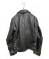 VANSON (バンソン) シングルレザージャケット ブラック サイズ:34：35000円