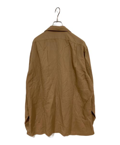 POLO RALPH LAUREN（ポロ・ラルフローレン）POLO RALPH LAUREN (ポロ・ラルフローレン) オープンカラーシャツ ブラウン サイズ:Ｌの古着・服飾アイテム