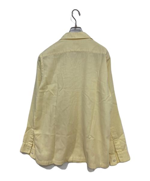 Viyella（ヴァイエラ）Viyella (ヴァイエラ) ウールオープンカラーシャツ イエロー サイズ:Mの古着・服飾アイテム