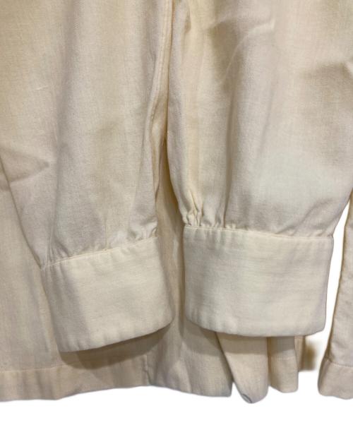 Viyella（ヴァイエラ）Viyella (ヴァイエラ) ウールオープンカラーシャツ イエロー サイズ:Mの古着・服飾アイテム