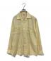 Viyella（ヴァイエラ）の古着「ウールオープンカラーシャツ」｜イエロー