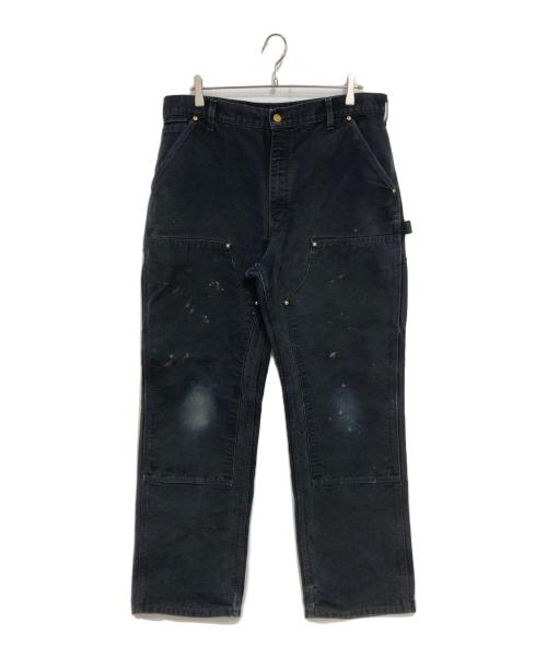 CarHartt（カーハート）CarHartt (カーハート) ダブルニーペインターパンツ ブラック サイズ:W36の古着・服飾アイテム