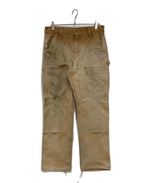 CarHartt（カーハート）CarHartt (カーハート) ダブルニーペインターパンツ ベージュ サイズ:W33の古着・服飾アイテム
