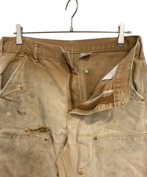 CarHartt（カーハート）CarHartt (カーハート) ダブルニーペインターパンツ ベージュ サイズ:W33の古着・服飾アイテム