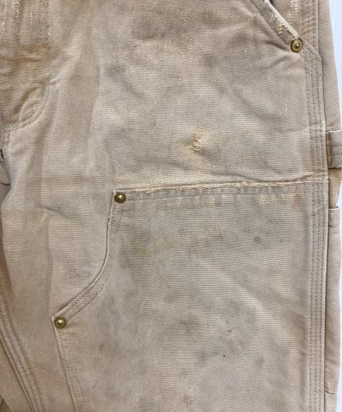 CarHartt（カーハート）CarHartt (カーハート) ダブルニーペインターパンツ ベージュ サイズ:W33の古着・服飾アイテム