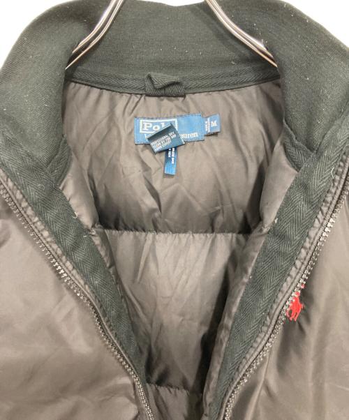 POLO RALPH LAUREN（ポロ・ラルフローレン）POLO RALPH LAUREN (ポロ・ラルフローレン) ダウンベスト ブラック サイズ:Mの古着・服飾アイテム