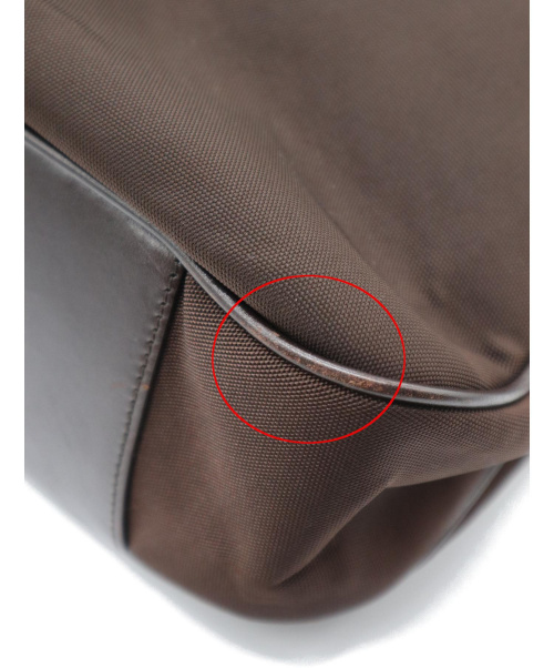 GUCCI（グッチ）GUCCI (グッチ) バンブーワンショルダーバッグ ブラウン 001・1577 1781の古着・服飾アイテム