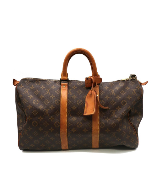 LOUIS VUITTON（ルイ ヴィトン）LOUIS VUITTON (ルイヴィトン) キーポル45  ブラウン サイズ:45 モノグラム M41428 SP1900の古着・服飾アイテム