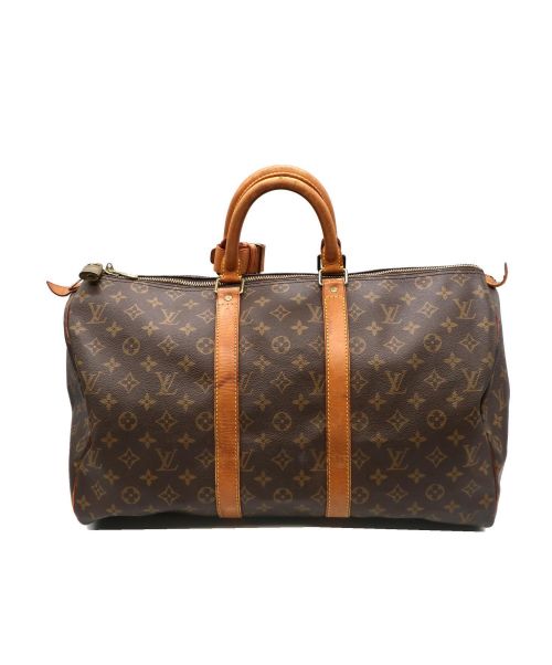 LOUIS VUITTON（ルイ ヴィトン）LOUIS VUITTON (ルイヴィトン) キーポル45  ブラウン サイズ:45 モノグラム M41428 SP1900の古着・服飾アイテム