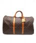 LOUIS VUITTON（ルイヴィトン）の古着「キーポル50トラベルバッグ」｜ブラウン