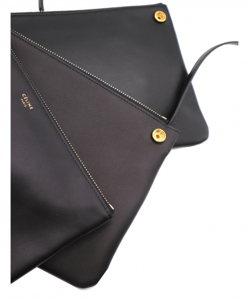 CELINE（セリーヌ）CELINE (セリーヌ) トリオラージ ブラック 71453ETA U-AT-0137/U-CU-1107の古着・服飾アイテム