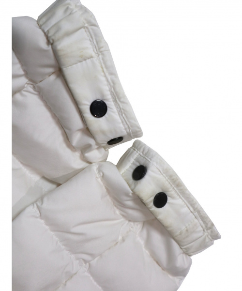 MONCLER（モンクレール）MONCLER (モンクレール) DREUXライトダウンジャケット ホワイト サイズ:3の古着・服飾アイテム