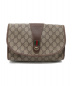 GUCCI（グッチ）の古着「GGプラスシェリーラインクラッチバッグ」｜ベージュ