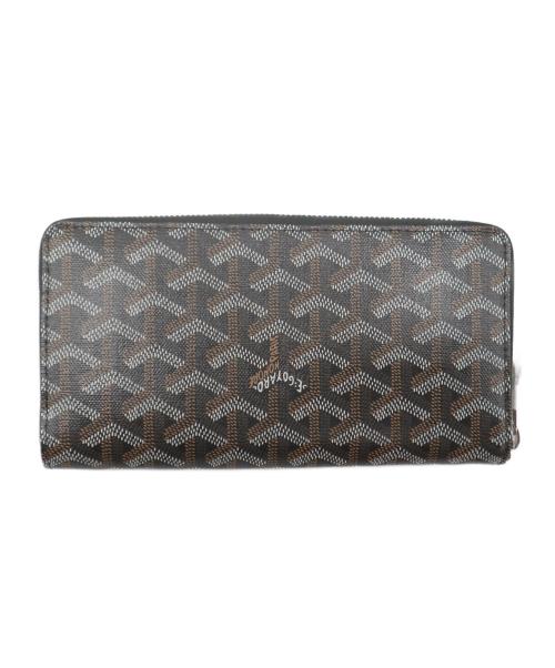 GOYARD（ゴヤール）GOYARD (ゴヤール) ジップGM/ラウンドジップウォレット ブラックの古着・服飾アイテム