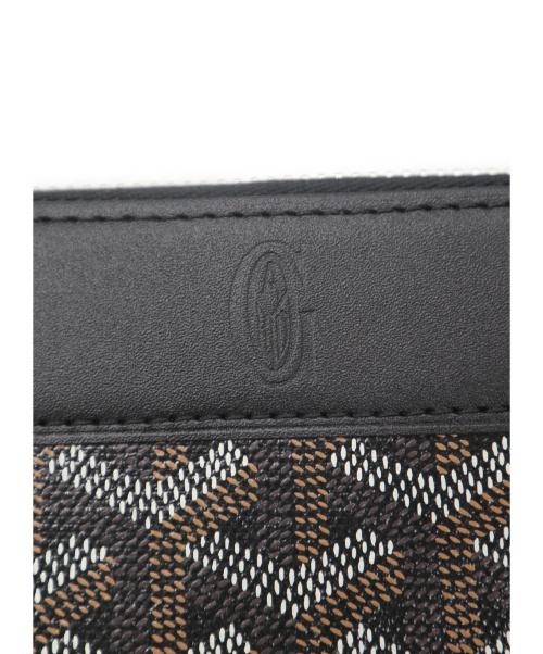 GOYARD（ゴヤール）GOYARD (ゴヤール) ジップGM/ラウンドジップウォレット ブラックの古着・服飾アイテム