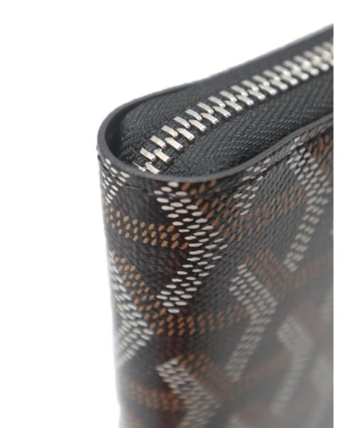 GOYARD（ゴヤール）GOYARD (ゴヤール) ジップGM/ラウンドジップウォレット ブラックの古着・服飾アイテム