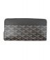 GOYARD（ゴヤール）の古着「ジップGM/ラウンドジップウォレット」｜ブラック