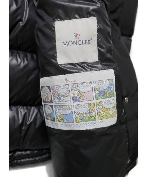 MONCLER（モンクレール）MONCLER (モンクレール) BEAUREGARD/ダウンコート ブラック サイズ:2（下記参照）の古着・服飾アイテム