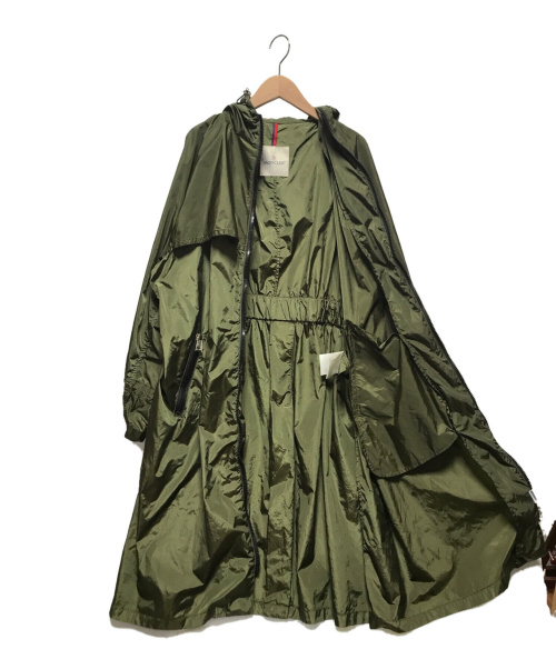 MONCLER（モンクレール）MONCLER (モンクレール) ミリタリーロングコート ミリタリーグリーン サイズ:0（下記参照）の古着・服飾アイテム