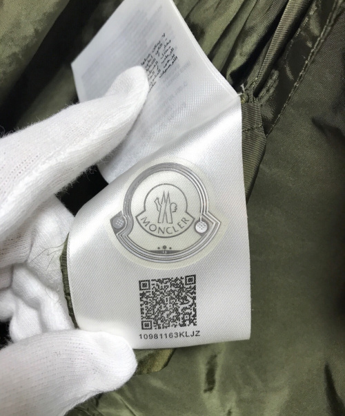 MONCLER（モンクレール）MONCLER (モンクレール) ミリタリーロングコート ミリタリーグリーン サイズ:0（下記参照）の古着・服飾アイテム