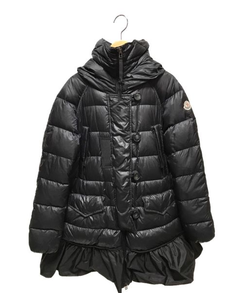MONCLER（モンクレール）MONCLER (モンクレール) フレアダウンコート ブラック サイズ:SIZE 0 下記参照の古着・服飾アイテム